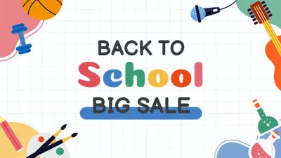 Back To School Sale Special Offer