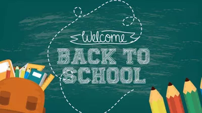 Welcome Back to School Video Template