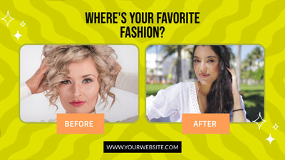 Before and after Fashion Video