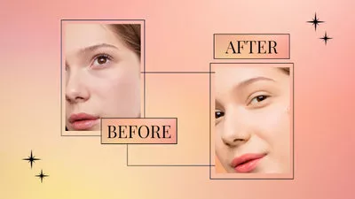 Before and after Skincare