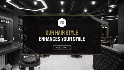 Black Barbershop Hair Style Ad