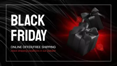 Black Friday Ad Sale Promo Product Special Offer
