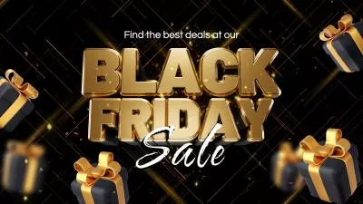 Black Friday Sale Gift Guide Ad