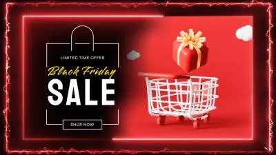 Black Friday Sale Limited Time Offer Marketing Advertising