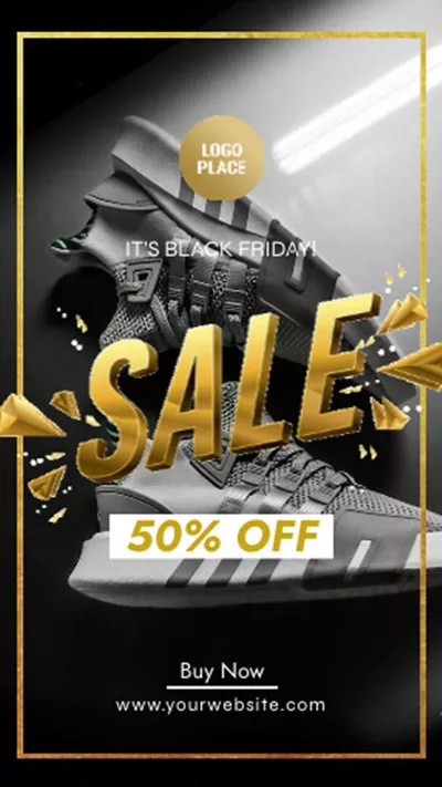 Black Friday Sale Promo Instagram Reels