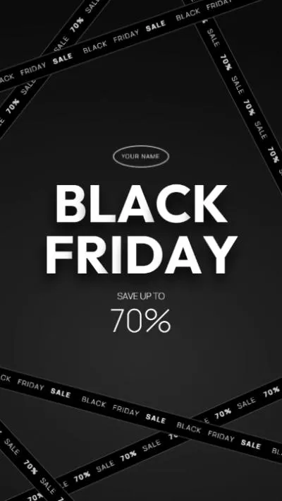 Black Friday Sales Discount Product Promo Tiktok Reel