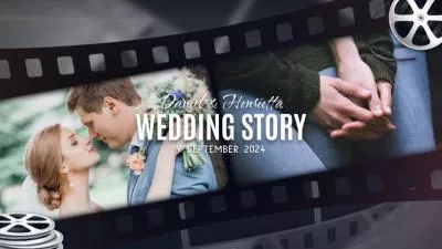 Modèle de film de mariage