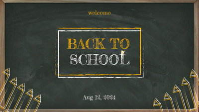 Blackboard back to School