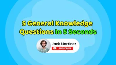 Blue Basic Knowledge Test Free Online General Knowledge Quiz Video Maker with Templates | FlexClip