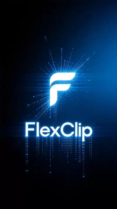 Blue Neon Burst Ai Logo Animation Reveal Intro