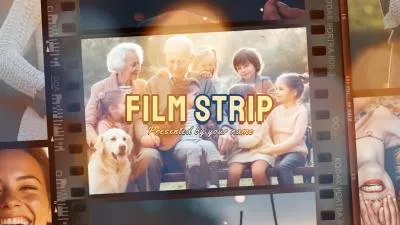  Bokeh Film Strip Family Happy Memories Lover Friend Travel Movie Slideshow