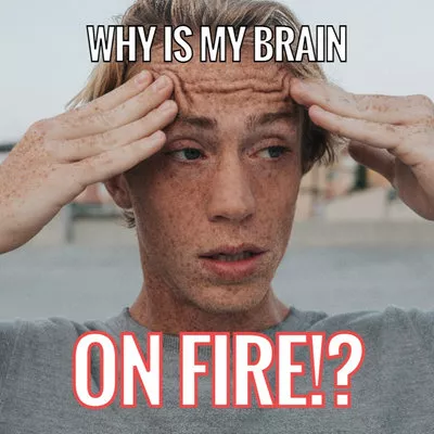 Gehirn Auf Feuer Mem