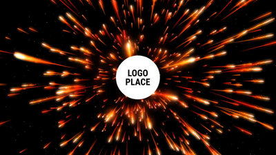 Bright Blaze of Fire Logo Intro