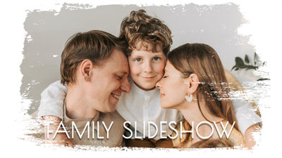 Brush Family Photo Collage Slideshow