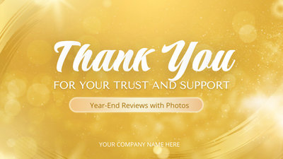 Business Anniversary Year End Reviews Thanks Photo Slideshow