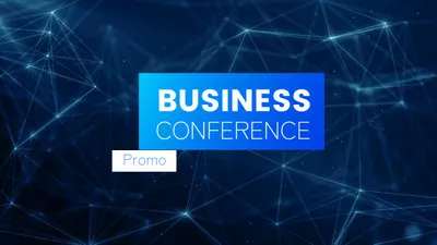 business conference promo slides