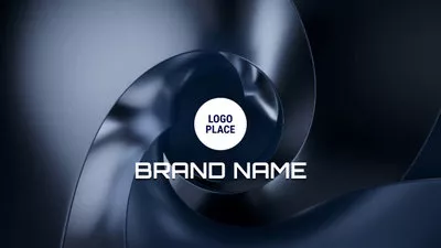 Business Logo Technologie Corporate Commercials Metallic