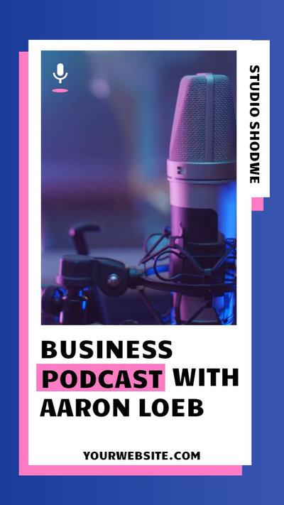 Vídeo Podcast Tiktok Negócios