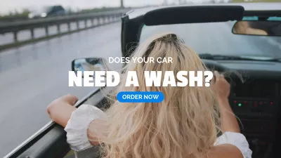 Car Wash Service Promo