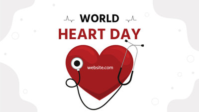 Cartoon World Heart Day