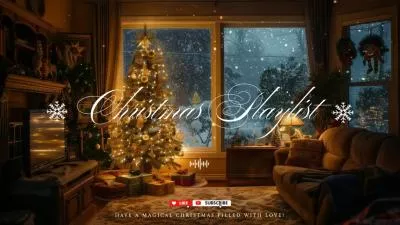 Christmas Eve Holiday Festive Snow New Year Soft Music Playlist Youtube Channel Intro