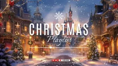 Christmas Holiday Festive Cheer Snow New Year Music Playlist Youtube Channel Intro