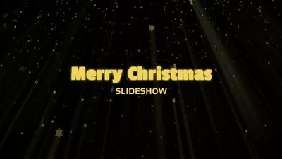 Weihnachts Feiertags Diashow