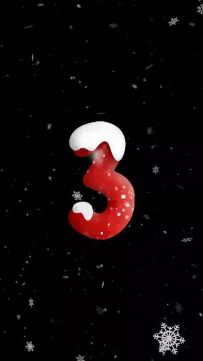 Christmas Jingle Bells Countdown Cut To Beat Rhythm Slideshow