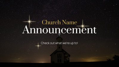 Church Announcement