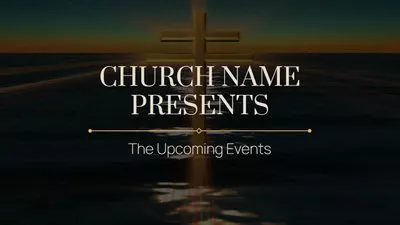 Anúncio Evento Igreja