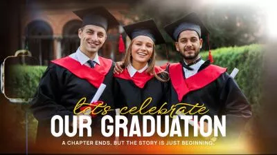  Cinematic Film Celebrate Graduation Memories Collage Slideshow