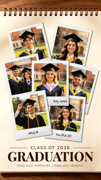 Class Of 2026 University Classmates Graduation Congratulation Greeting Social Media Reel