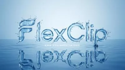 Clean Water Crystal Ai Logo Animation Reveal Intro