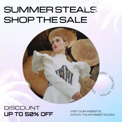 Clothing Sale Promo Instagram Post