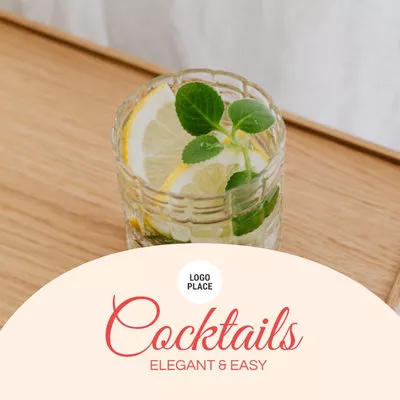 Cocktail Instagram Social Ad