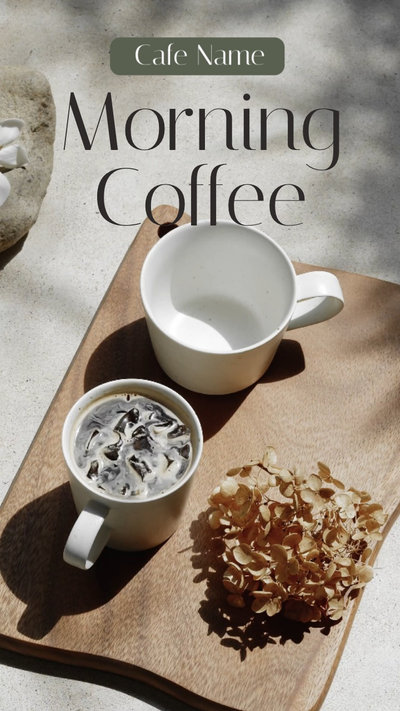Coffee Shop Social Reels Werbung