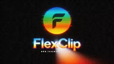 Colorful Glitch Modern Ai Logo Animation Reveal Intro