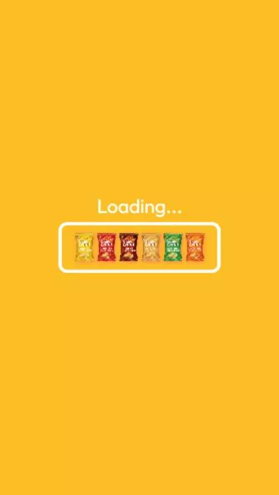 Colorful Potato Chip Business Ad Promo Social Media
