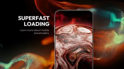 Colours Particle Abstract Fluid App Promo Slideshow