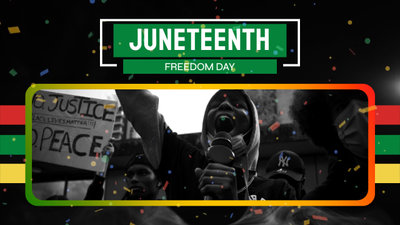 Cover of the Greeting Video Celebrating Juneteenth