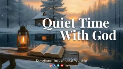 Cozy Winter Quotes God Worship Instrumental Music White Noise Snow Youtube Channel