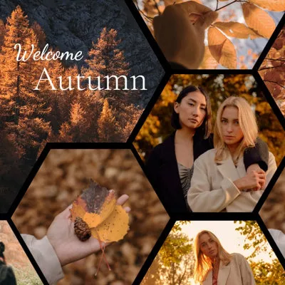 Creative Autumn Collage