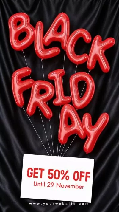 Creative Modern Black Friday Product Promo Tiktok Reels