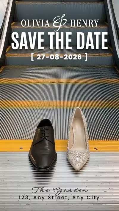 Creative Wedding Day Invite Countdown Intro Tiktok Instagram Story