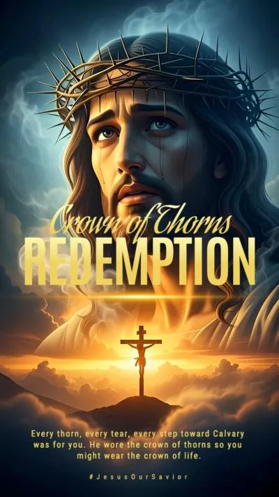  Crown Of Thorns Redemption Jesus Cross Religion Sacred Tiktok Instagram Reel