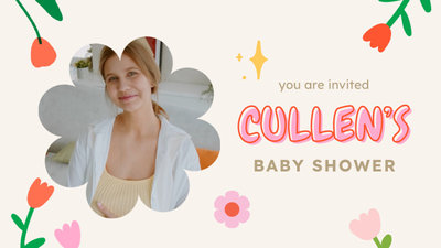 Cute Baby Shower Invitation