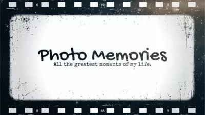  Dark Film Photo Memories Warm Time Family Life Vacation Wedding Lover Collage Slideshow