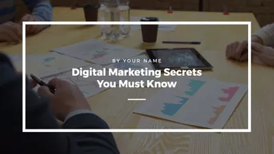 Digital Marketing Secrets