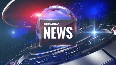 Digital World Map Earth Breaking News Intro