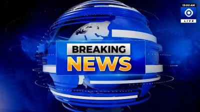 Digital World Map Tech Breaking News Intro